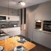Cucina Logica l0 design grigia Valdesign lineare scontata 60%