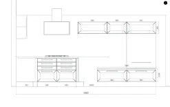 Cucina Lube cucine classica con penisola bianca in legno Claudia