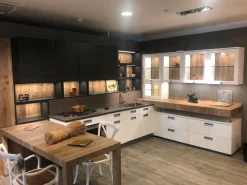 Cucina Marchi cucine classica ad angolo bianca in legno Lab 40