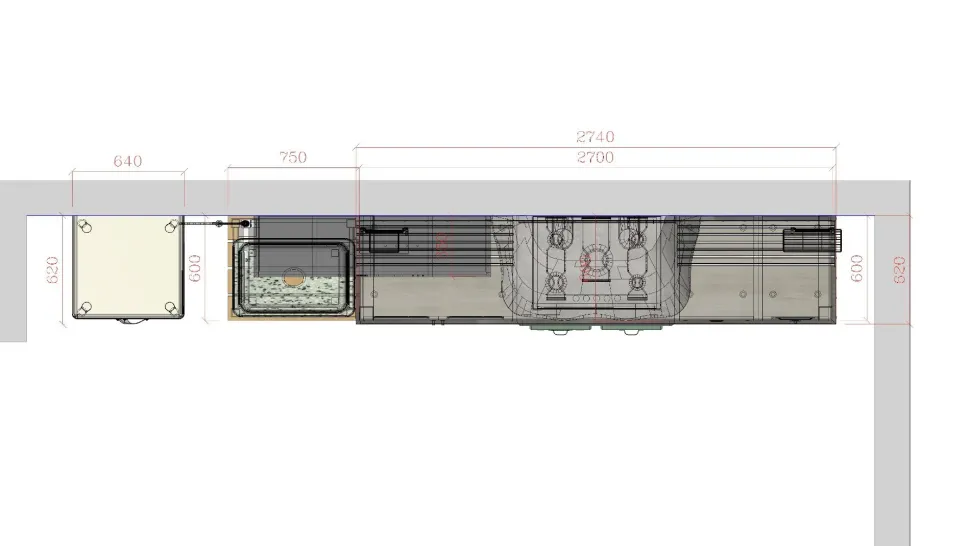 Cucina Marchi cucine design lineare altri colori in resina cementizia Lomi