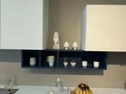 Cucina Materia moderna bianca Doimo cucine lineare scontata 50%