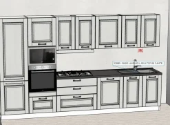 Cucina Maya composizione 01 di Prima cucine scontata -50%