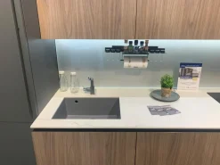 Cucina Metropolis moderna grigia Stosa lineare scontata 50%