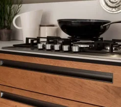 Cucina modello Cucina industrial legno frame con maniglia particolare Collezione esclusiva PREZZO SCONTATO 50%