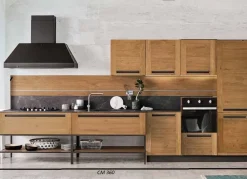 Cucina modello Cucina industrial legno frame con maniglia particolare Collezione esclusiva PREZZO SCONTATO 50%