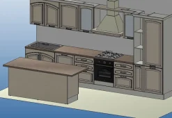 Cucina modello Cucina mida shabby chic vero legno Colombini casa PREZZO SCONTATO 58%