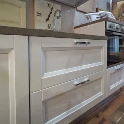 Cucina modello Cucina shabby chic lineare 4 metri con piano penisola Nuovi mondi cucine PREZZO SCONTATO 64%