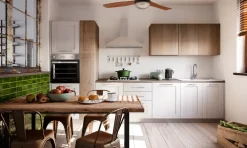 Cucina modello  cucina shabby white easy  ed  effetto rovere Collezione esclusiva PREZZO SCONTATO 42%