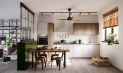 Cucina modello  cucina shabby white easy  ed  effetto rovere Collezione esclusiva PREZZO SCONTATO 42%