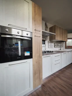 Cucina modello  cucina shabby white easy  ed  effetto rovere Collezione esclusiva PREZZO SCONTATO 42%