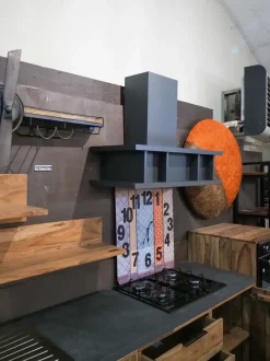 Cucina modello Cucina totla wood in vero legno Nuovi mondi collection PREZZO SCONTATO 58%