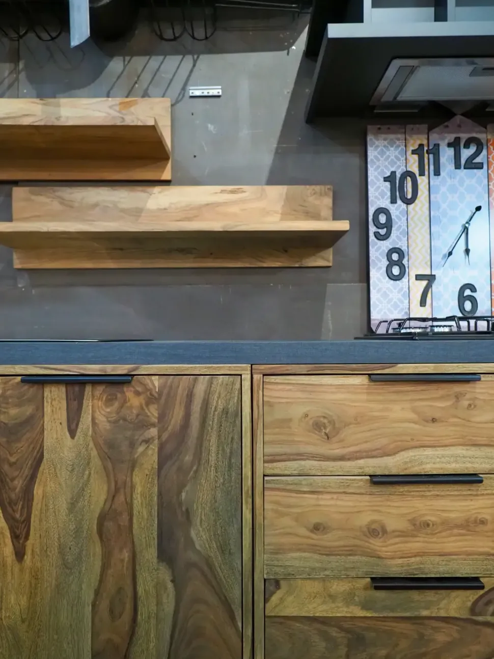 Cucina modello Cucina totla wood in vero legno Nuovi mondi collection PREZZO SCONTATO 58%