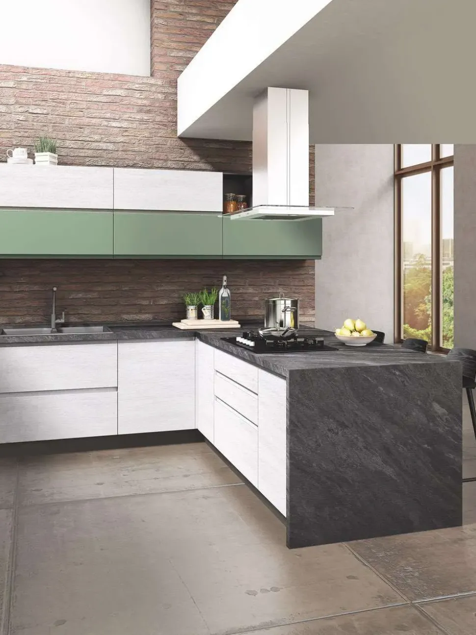 Cucina modello Kely isola Net cucine PREZZO SCONTATO 38%