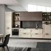 Cucina Modello lipari/capri design rovere chiaro lineare Imab group