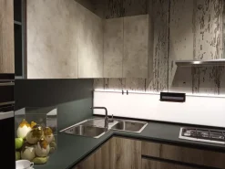 Cucina modello Profil rovere fossil Gm cucine PREZZO SCONTATO 59%