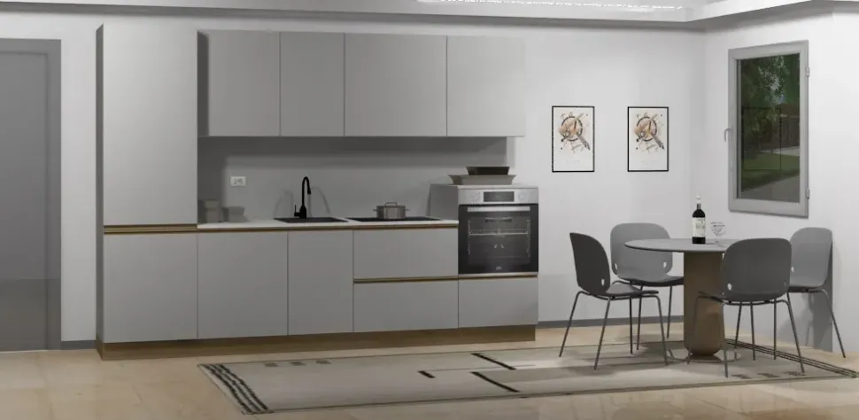 Cucina modello Smart k Gicinque PREZZO SCONTATO 39%