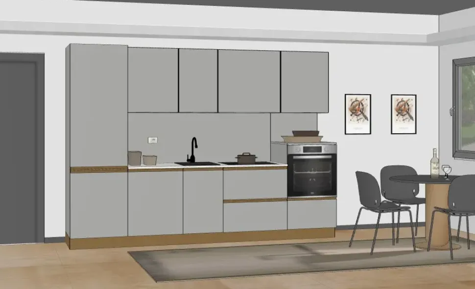 Cucina modello Smart k Gicinque PREZZO SCONTATO 39%