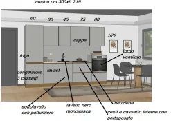 Cucina modello Smart k Gicinque PREZZO SCONTATO 39%