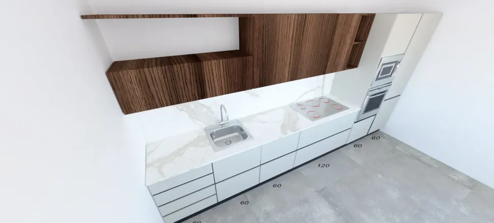 Cucina modello Sp 22 Astra PREZZO SCONTATO