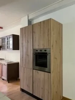 Cucina modello System gola rovere nodato Gm cucine PREZZO SCONTATO 60%