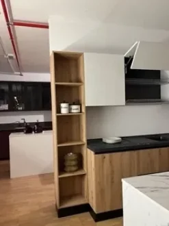 Cucina modello System gola rovere nodato Gm cucine PREZZO SCONTATO 60%