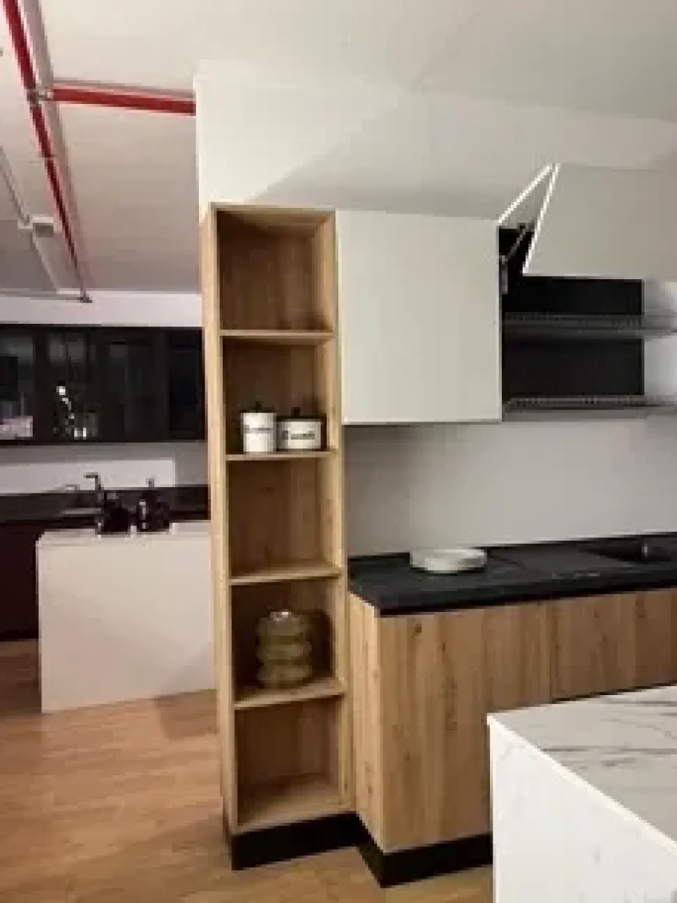 Cucina modello System gola rovere nodato Gm cucine PREZZO SCONTATO 60%