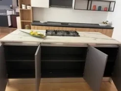 Cucina modello System gola rovere nodato Gm cucine PREZZO SCONTATO 60%