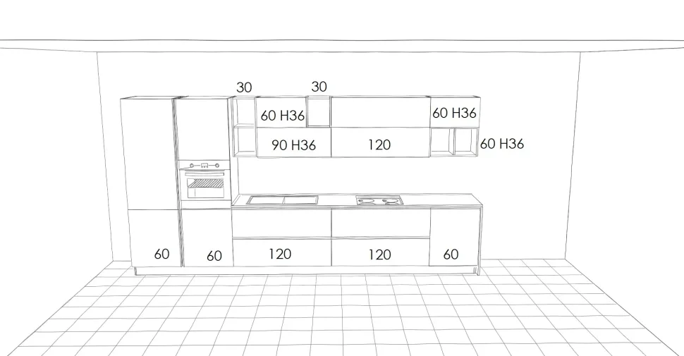 Cucina modello Zena Cucine store PREZZO SCONTATO