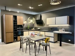 Cucina moderna ad angolo Jeometrica inside Scavolini a prezzo ribassato
