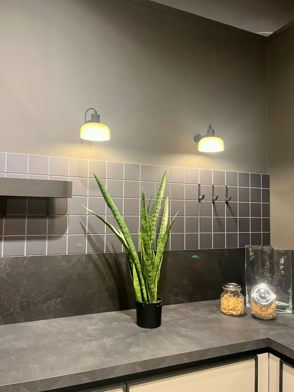 Cucina moderna ad angolo Jeometrica inside Scavolini a prezzo ribassato