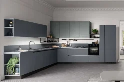 Cucina moderna ad angolo Ar-tre Laccata opaco a prezzo ribassato
