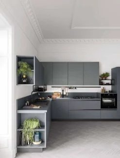 Cucina moderna ad angolo Ar-tre Laccata opaco a prezzo ribassato