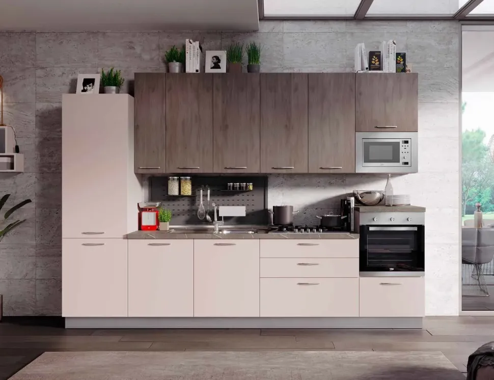 Cucina moderna Artigianale lineare Smart 330. Colori unici!