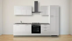 Cucina moderna bianca Scavolini lineare Sax in Offerta Outlet