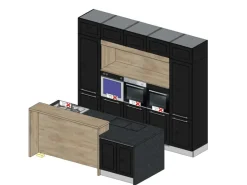 Cucina moderna con isola Giglio expo Pensarecasa a prezzo scontato