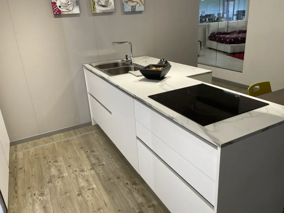 Cucina moderna con isola Mod kali Arredo3 a prezzo scontato