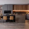 Cucina moderna con isola Alux 01 outlet Diotti.com a prezzo scontato