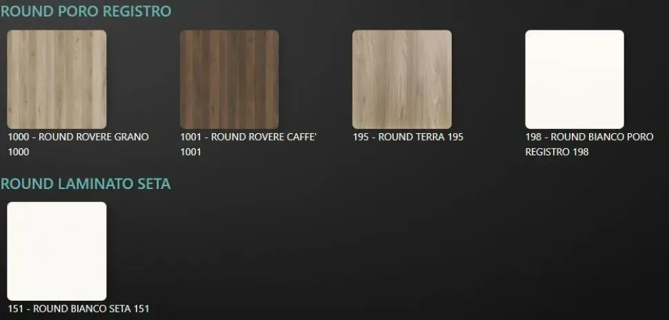 Cucina moderna con isola Round 5 Arredo3 a prezzo ribassato