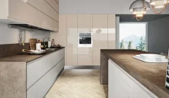 Cucina moderna con penisola Nuovi mondi cucine minimal gola integrata a prezzo ribassato
