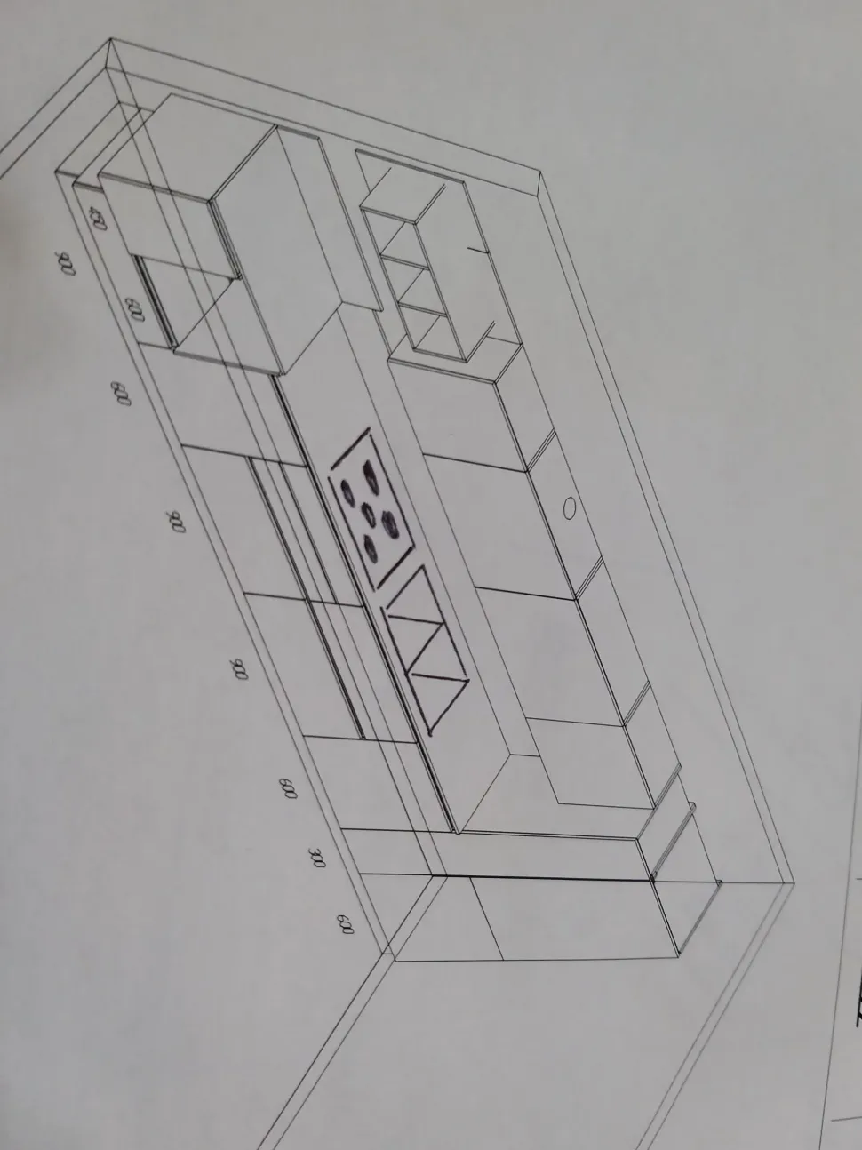 Cucina moderna grigio Artec lineare Lungomare scontata