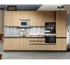 Cucina moderna lineare Artigianale Cucina in promozione a roma era 04-cucine a roma a prezzo ribassato