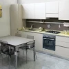 Cucina moderna lineare Artigianale U820 giada a prezzo scontato