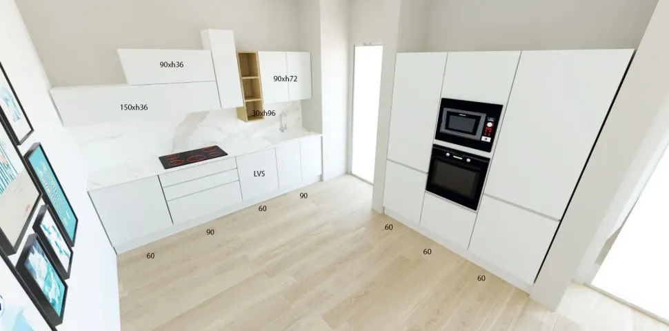 Cucina moderna lineare Astra Line a prezzo ribassato