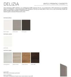 Cucina moderna lineare Delizia Net cucine a prezzo ribassato