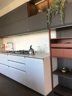 Cucina moderna lineare Formalia Scavolini a prezzo ribassato