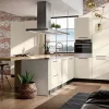 Cucina moderna lineare Imab group Modello capri bianca e rovere a prezzo ribassato