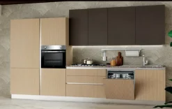 Cucina moderna lineare Sandy 75 Net cucine a prezzo ribassato