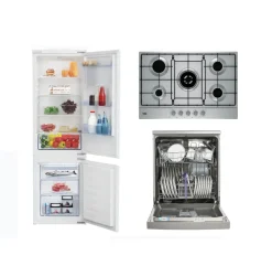Cucina moderna lineare Set di 4 elettrodomestici beko per cucina in pronta consegna Beko a prezzo ribassato