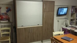 Cucina moderna noce Artigianale lineare Cucina 109-k in offerta