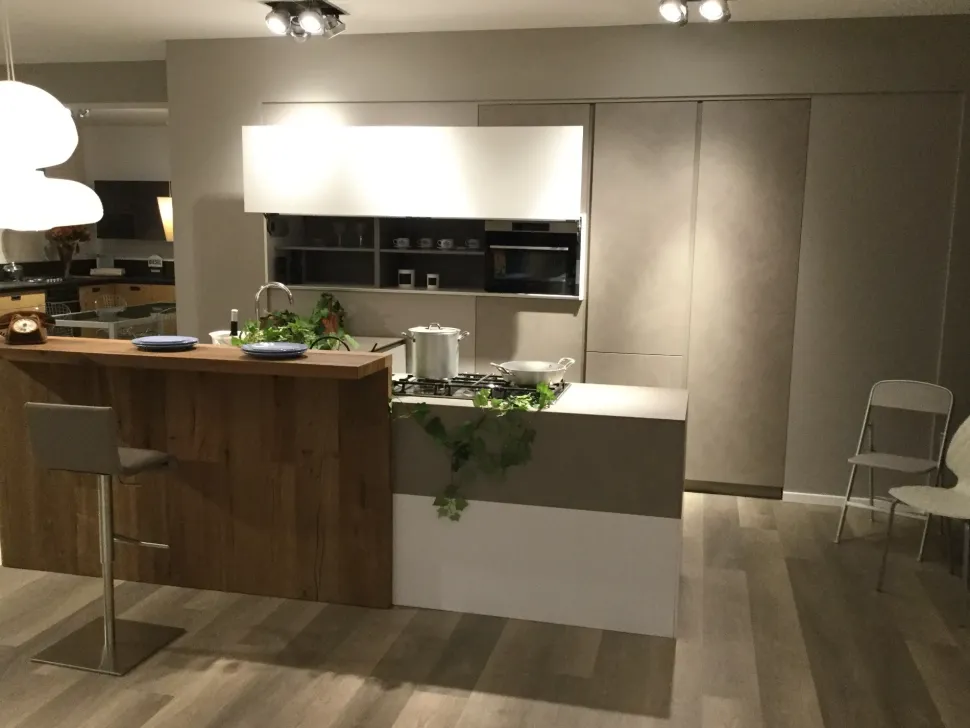 Cucina Monoliti design tortora Meson's cucine ad angolo scontata 55%